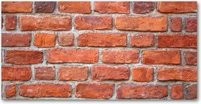 Fotó-kép edzett üveg tégla fal 140x70