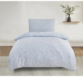 Jacquard ágynemű Alabama kék , 140 x 200 cm, 70 x90 cm, 70 x 90 cm
