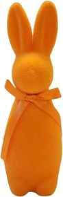 Flokkolt nyuszi 20 cm narancssárga