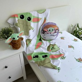 Pamut gyerek fürdőlepedő 70x140 cm Star Wars Baby Yoda – Jerry Fabrics