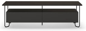 Fekete TV-állvány 150x45 cm Dilly – Marckeric