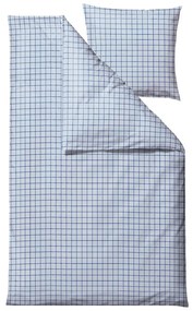 Világoskék egyszemélyes renforcé pamut ágyneműhuzat 140x200 cm Vista – Södahl