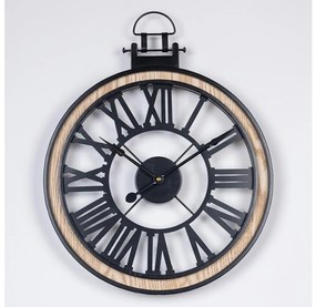 Falióra 1xAA átm. 40 cm fekete/krémes