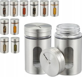 Fűszertartó szett 12 db-os 3 szemes fűszertartó/ r67