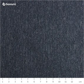 Sötétkék kinyitható sarokkanapé (variálható) Nihad – Bobochic Paris