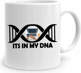 Munkás Bögre Its In My Dna fényképes nyomtatással