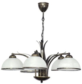 Csillár láncon KORFU 5xE27/60W/230V