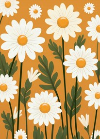 Poszter 20,5x28,4cm Napsütötte kert