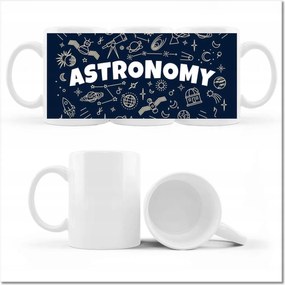 Nyomott mintás bögre Csillagászat motívum a teremben Fizika