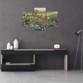 Kép - Katsushika Hokusai, Ariwara no Narihirafrom the series One Hundred, Poems Explained by the Nurse (Hyakunin isshu uba ga etoki), reprodukciók (90x60 cm)