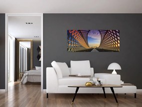 A modern hídépítészet képe (120x50 cm)