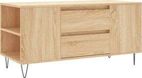 vidaXL sonoma tölgy színű szerelt fa dohányzóasztal 102 x 44,5 x 50 cm