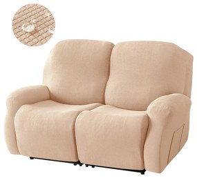 Relax Fotel Huzat (enyhén vízlepergető, 2 üléses, bézs, rugalmas)