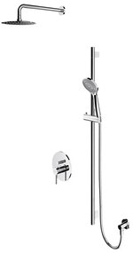 OMNIRES SYSY17CR - Zuhanyszett falba építhető Y csapteleppel, króm fényes