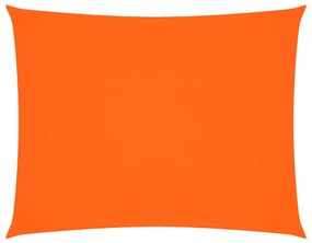 narancssárga téglalap alakú oxford-szövet napvitorla 6 x 8 m