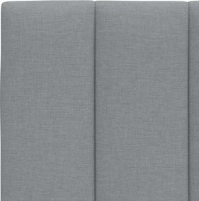 világosszürke szövet fejtámla párna Hanko 180 cm