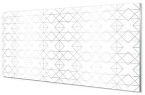 Akrilkép A kontúrok sokszögek 100x50 cm