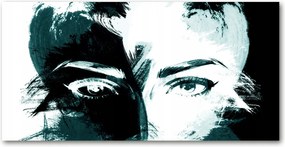 Fotó üvegfestmény Absztrakt nő 140x70