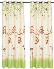 2 db mintás gyerek sötétítőfüggöny 140 x 240 cm