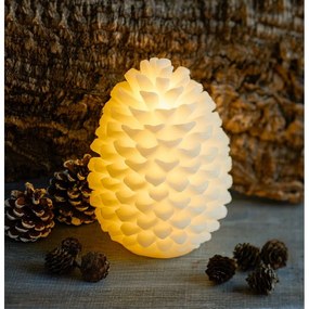 Fehér karácsonyi fénydekoráció ø 14 cm Clara – Sirius