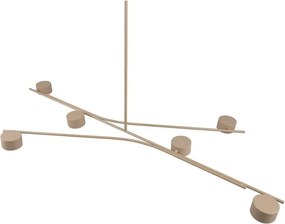 Bézs fém függőlámpa Coda – Trio Select