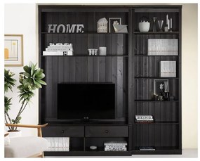 Barna borovi fenyő nappali bútor szett 214x223 cm Anita – Støraa