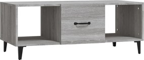 vidaXL szürke sonoma színű szerelt fa dohányzóasztal 102 x 50 x 40 cm