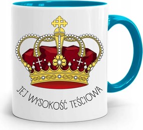 Kék Anyós Bögre Őfelsége Anyós Nyomtatott Fényképpel