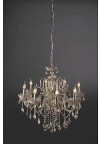 Paul Neuhaus 3081-97 - Kristálycsillár láncon GRACIA 8xE14/40W/230V arany