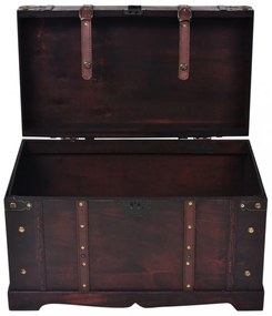 vintage fa kincsesláda 66 x 38 x 40 cm