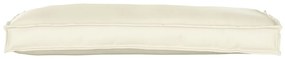 Raklap párna készlet 2 pcs Krém 100 x 40 x 8 cm Oxford szövet