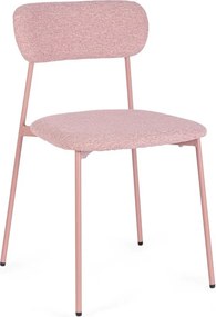 Rózsaszín kárpitozott étkezőszék Inka – Yes Everyday