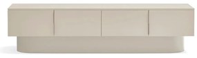 Bézs TV-állvány 200x50 cm Totem – Teulat