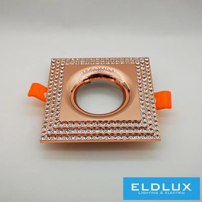 ELDLUX MONA sĂŒllyesztett lĂĄmpatest GU10 rĂłzsgold