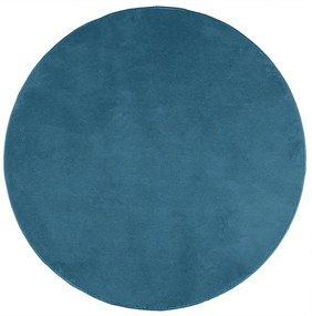 OVIEDO türkiz rövid szálú szőnyeg Ø 200 cm