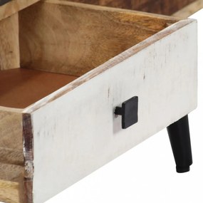 tömör mangófa tálalószekrény 118 x 30 x 62 cm