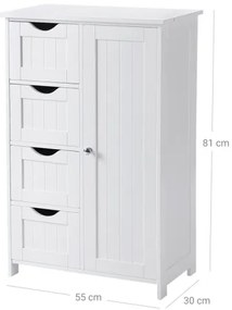 ZARA fehér szekrény