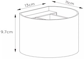 Lucide 09218/04/31 - LED Fali lámpa XIO 1xG9/4W/230V fehér