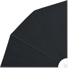 vidaXL Erkély adatvédelmi képernyő Antracit 210 x 210 cm Poliészter