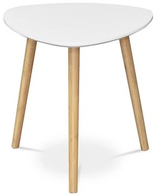 Dohányzóasztal 40 × 40 × 41 cm, MDF, fehér AF-1132 WT