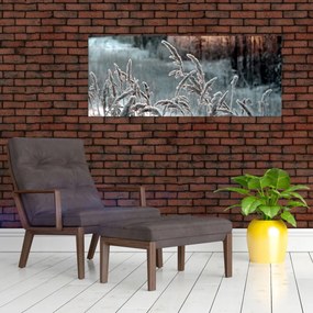 Kép - Fagyott rét (120x50 cm)
