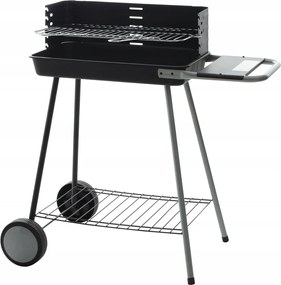 Téglalap alakú gurulós grill Karmila 79,5x45x84,5