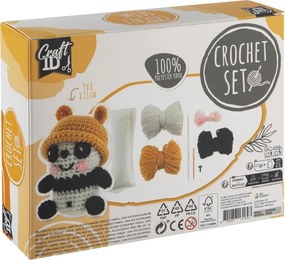 Panda kölyök Craft kreatív horgoló szett