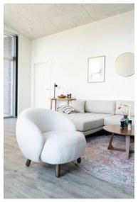 Fehér fotel Savona - House Nordic