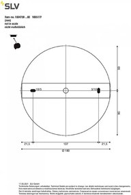 Függeszték Sárgaréz ONE 60 SLV 1005177