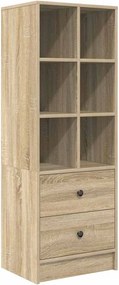vidaXL Magasfiú fiókkal Sonoma tölgy 45,5 x 34 x 127 cm