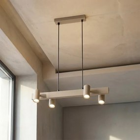 Brilagi - Kábeles csillár SELE 4xGU10/30W/230V bézs