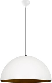 Sivani MR-720 fehér-arany fém függőlámpa, Ø60 cm
