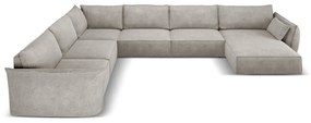 Világosszürke sarokkanapé (bal oldali) Vanda – Mazzini Sofas