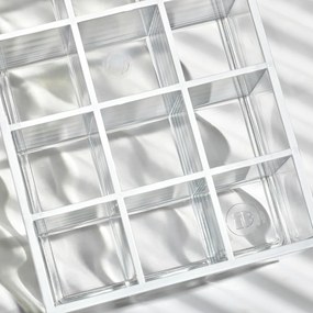Újrahasznosított műanyag fürdőszobai rendszerező kozmetikumokhoz Lip Station – iDesign